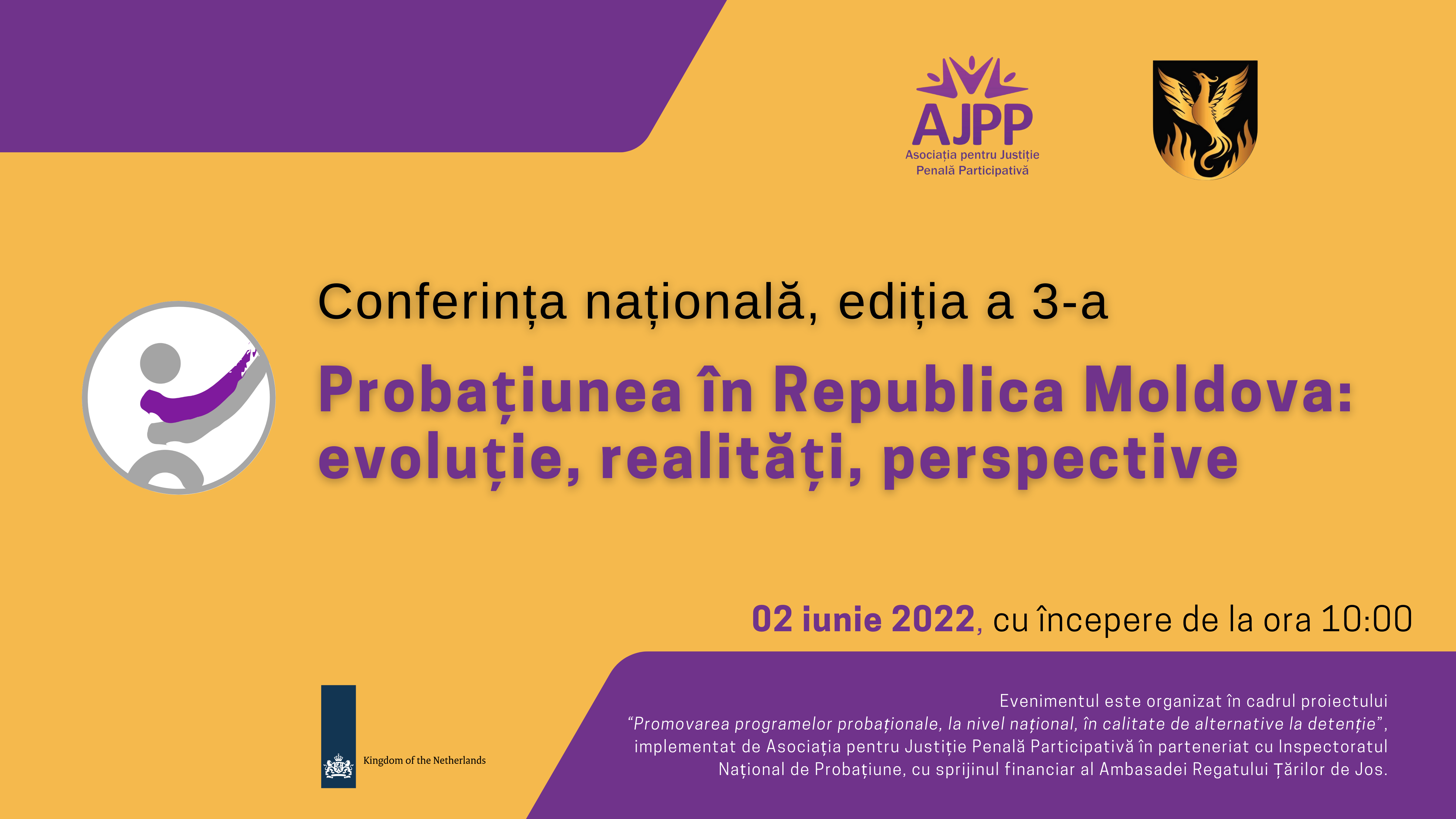 ANUNȚ! Conferința națională „Probațiunea în Republica Moldova: evoluție, realități, perspective” va avea loc pe 2 iunie 2022